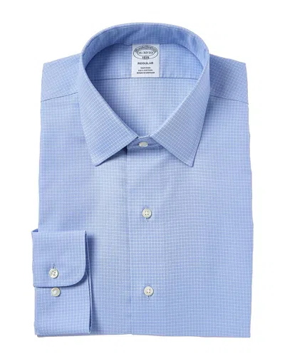 Brooks Brothers Regular Fit Dress Shirt In Blue