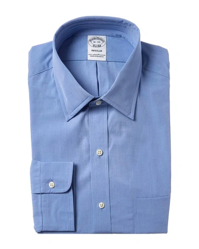 Brooks Brothers Regular Fit Dress Shirt In Blue