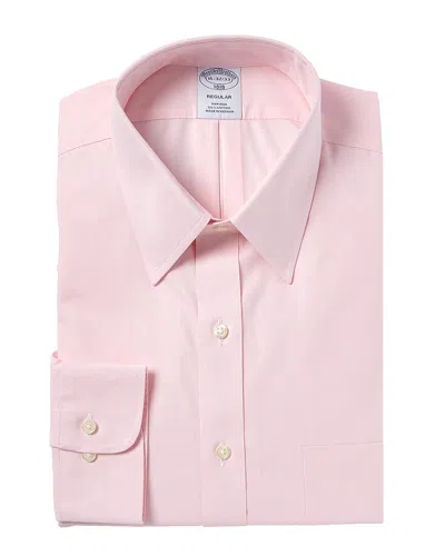 Brooks Brothers Regular Fit Dress Shirt In Pink