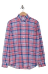 Brooks Brothers Regular Fit Madras Plaid Button-down Shirt In Pink Lemonade