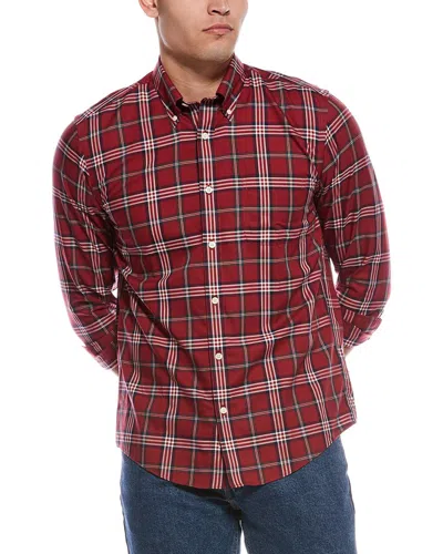 Brooks Brothers Regular Fit Shirt In Red