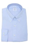 Brooks Brothers Regular Fit Stretch Button-down Oxford Shirt In Solid Light Blue