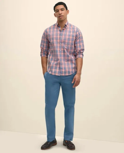 Brooks Brothers Regular Fit Stretch Cotton Advantage Chino Pants In Blue