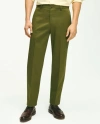 Brooks Brothers Regular Fit Stretch Cotton Advantage Chino Pants In Green