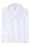 Brooks Brothers Regular Fit Stripe Non-iron Cotton Button-down Shirt Regular Fit Check Non-iron Cott