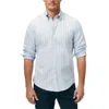 Brooks Brothers Regular Fit Stripe Oxford Non Iron Stretch Cotton Button-down Shirt In Blue Stripe