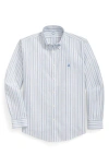 Brooks Brothers Regular Fit Stripe Stretch Cotton Button-down Oxford Shirt