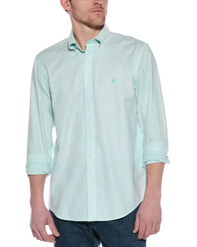 Brooks Brothers Regular Fit Woven Shirt In Green