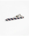 Brooks Brothers Rep Stripe Tie Bar Shoes In Navy,red