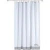 Brooks Brothers Robe Stripe Cotton Shower Curtain In Gray