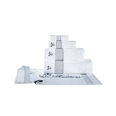Brooks Brothers Rope Stripe Border Bath Mat