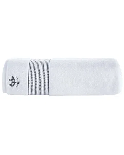 BROOKS BROTHERS BROOKS BROTHERS ROPE STRIPE BORDER BATH SHEET
