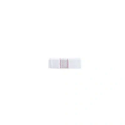 Brooks Brothers Rope Stripe Border Wash Towel In Scarlet Sage