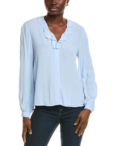 Brooks Brothers Ruffle Blouse