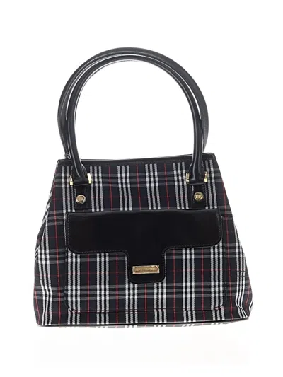 Pre-owned Brooks Brothers Satchel In Black