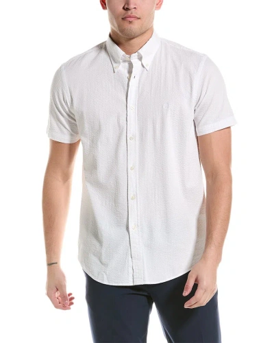 Brooks Brothers Seersucker Regular Fit Woven Shirt In White