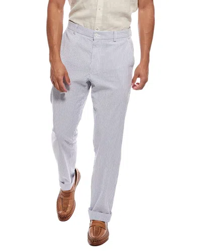 Brooks Brothers Seersucker Regular Pant In Purple