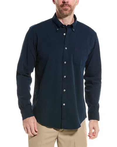 Brooks Brothers Seersucker Regular Shirt In Blue