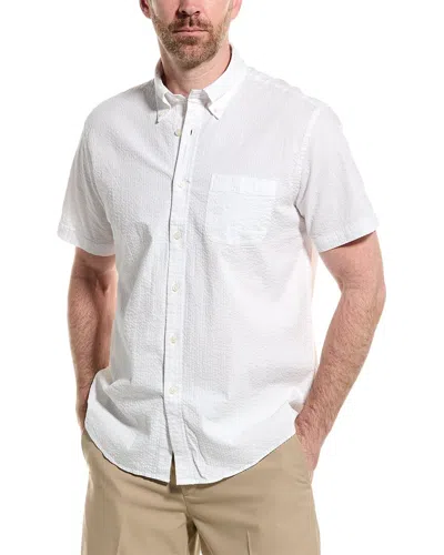 Brooks Brothers Seersucker Regular Shirt In White