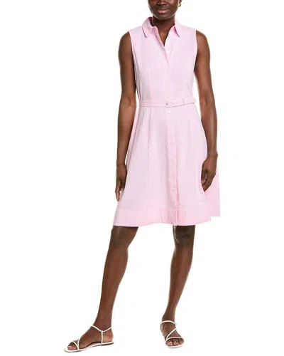 Brooks Brothers Seersucker Shirtdress In Pink