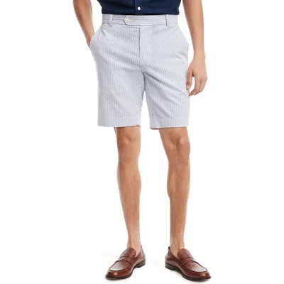 Brooks Brothers Seersucker Shorts In Blue
