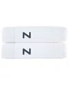 Brooks Brothers Set Of 2 Monogrammed Bath Towels In White