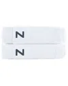 Brooks Brothers Set Of 2 Monogrammed Bath Towels In White