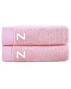 Brooks Brothers Set Of 2 Monogrammed Bath Towels