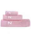 Brooks Brothers Set Of 3 Monogrammed Towels In Pink