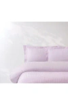Brooks Brothers Set Of Two Sateen Stripe Pillow Sham In Purple
