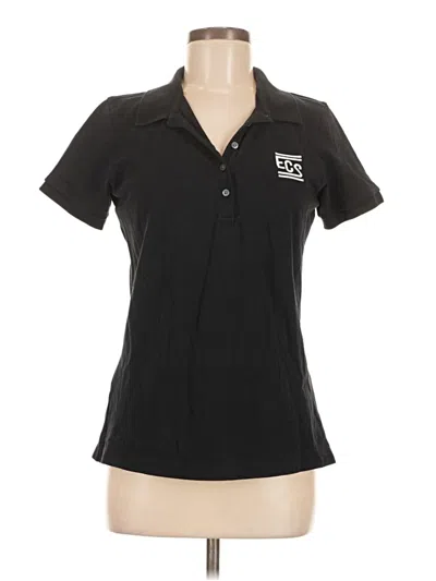 Pre-owned Brooks Brothers Short Sleeve Polo Shirt In Black