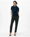 Brooks Brothers Short-sleeve Shell Sweater In Cashmere In Navy