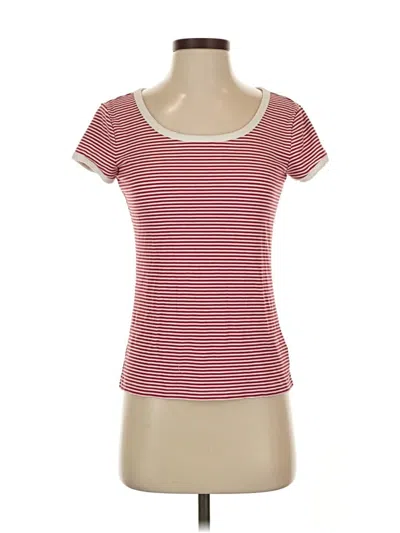 Pre-owned Brooks Brothers Short Sleeve T-shirt In Red