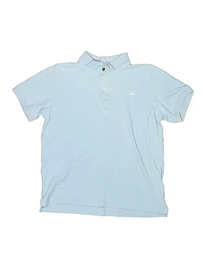 Pre-owned Brooks Brothers Kids' Short Sleeve Top Blue Tops