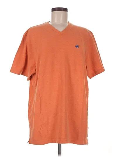 Pre-owned Brooks Brothers Short Sleeve T-shirt In Orange