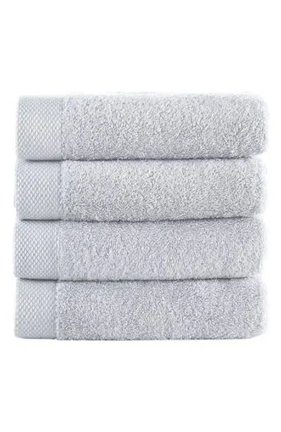 Brooks Brothers Signature 6-piece Turkish Cotton Bath Towel Set In Silver