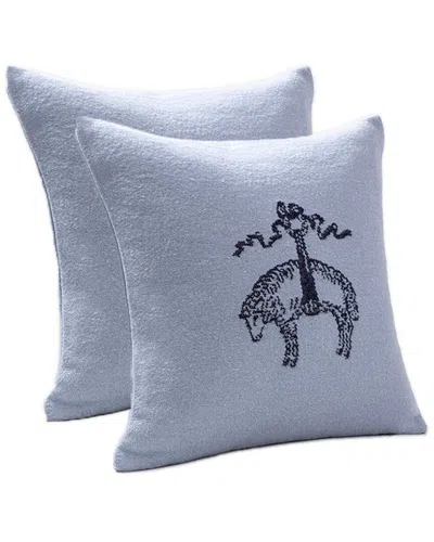 BROOKS BROTHERS BROOKS BROTHERS SIGNATURE LOGO DECORATIVE PILLOW