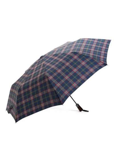 Brooks Brothers Signature Tartan Mini Umbrella | Navy
