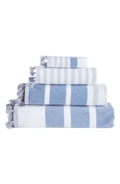 Brooks Brothers Signature Turkish Cotton Bath Towel In Blue