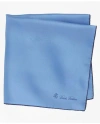 Brooks Brothers Silk Pocket Square Tie | Light Blue