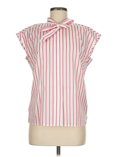 Pre-owned Brooks Brothers Sleeveless Blouse In Pink