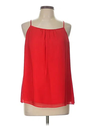 Pre-owned Brooks Brothers Sleeveless Blouse In Red