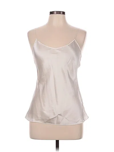 Pre-owned Brooks Brothers Sleeveless Blouse In Silver
