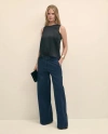 Brooks Brothers Sleeveless Shell In Washable Silk In Black