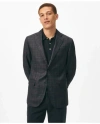 Brooks Brothers Slim Fit Checked Sport Coat In Hopsack Wool In Navy