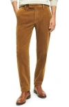 Brooks Brothers Slim Fit Cotton Wide-wale Corduroy Pants In Bronze Brown
