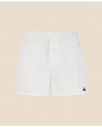 Brooks Brothers Slim Fit Cotton Broadcloth Boxers In White