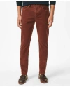 Brooks Brothers Slim Fit Five-pocket Stretch Corduroy Pants In Brown
