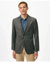 Brooks Brothers Slim Fit Gingham Sport Coat In Wool In Grey