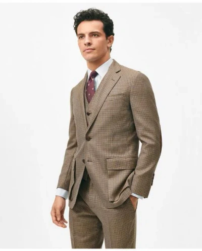Brooks Brothers Slim Fit Guncheck Wool Suit Jacket In Multicolor